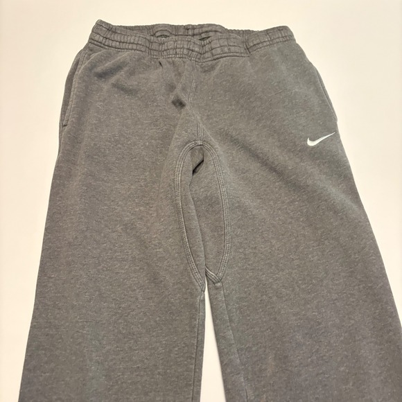 Nike Other - Nike Sweatpants Mens Small Gray Fleece Straight Leg Embroidered Swoosh 0378